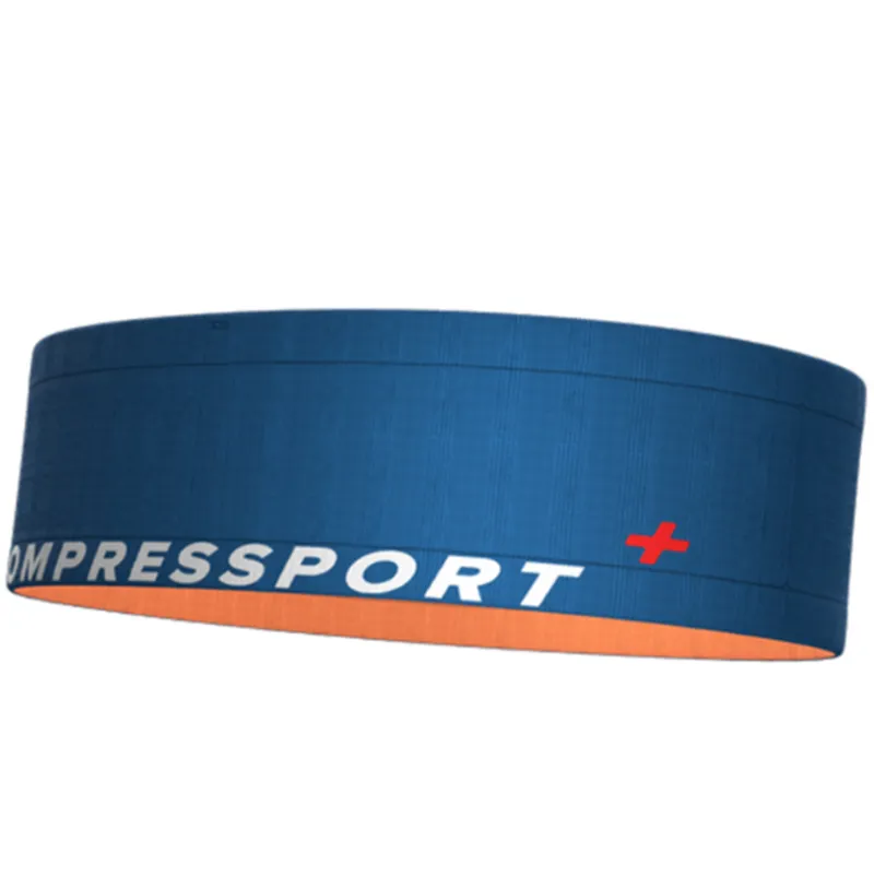 Compressport Free Belt Pacific Blue/Papaya-1